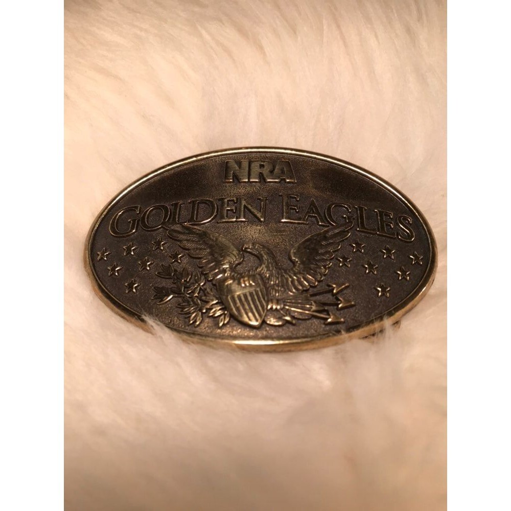 NRA Golden Eagles Belt Buckle